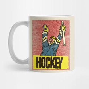 Vintage Hockey Player Mug